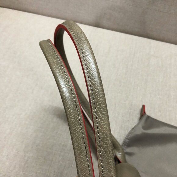 Longchamp Le Pliage Club 70th Women's M Shoulder Bags Tan Canvas Tote Medium - Picture 5 of 8